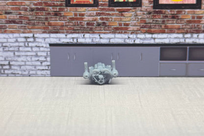 1:64 twin turbo V8 engine for hot wheels and match box