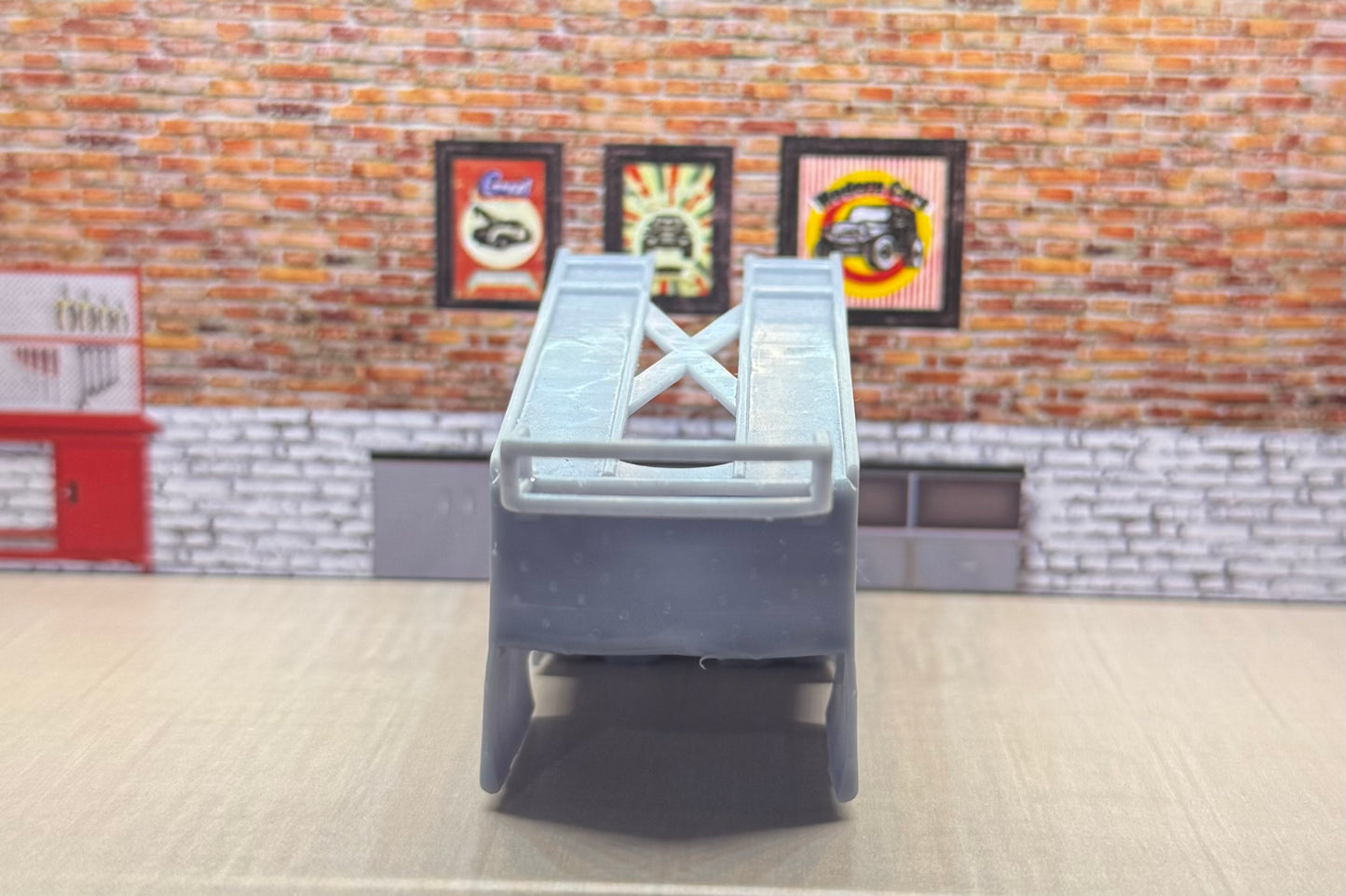 Double ramp trailer for hot wheels VW T2