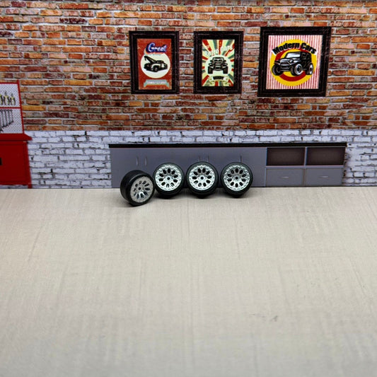 Chrome casting rotiform dab for hot wheels and match box