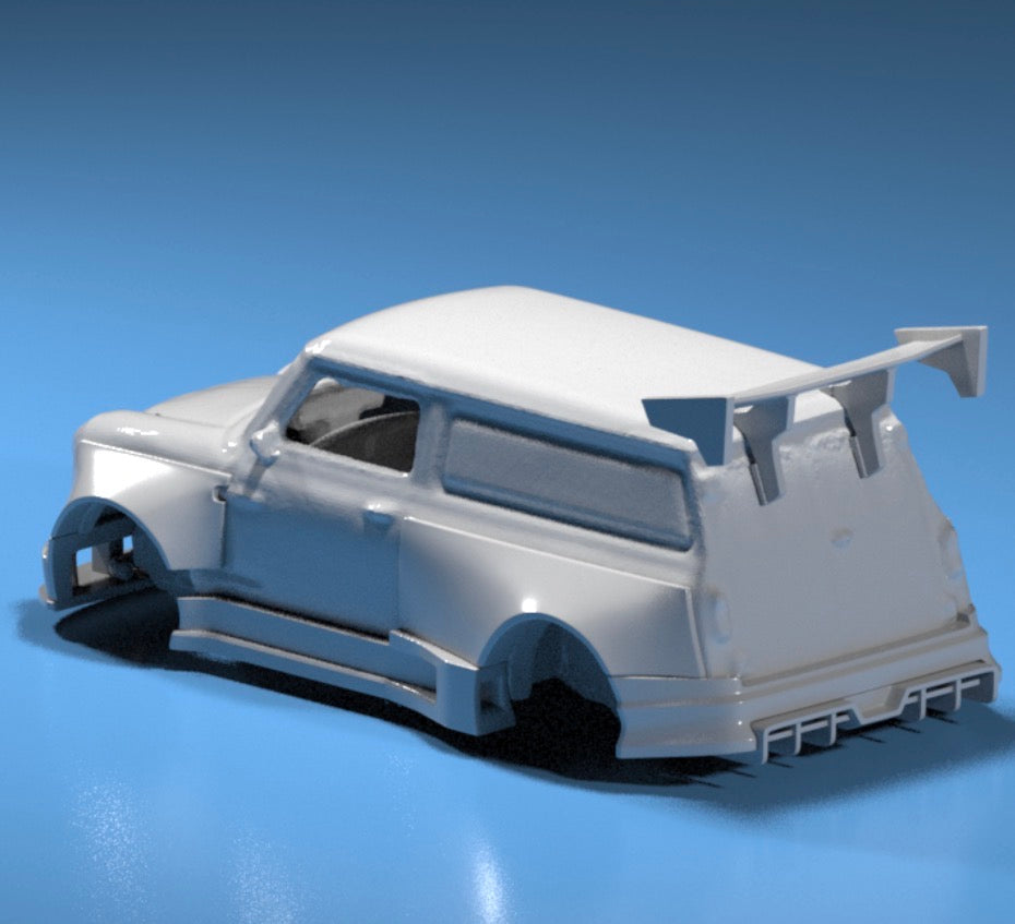 Body kit for hot wheels 67 Austin mini van