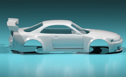 Body kit for hot wheels Nissan skyline R33