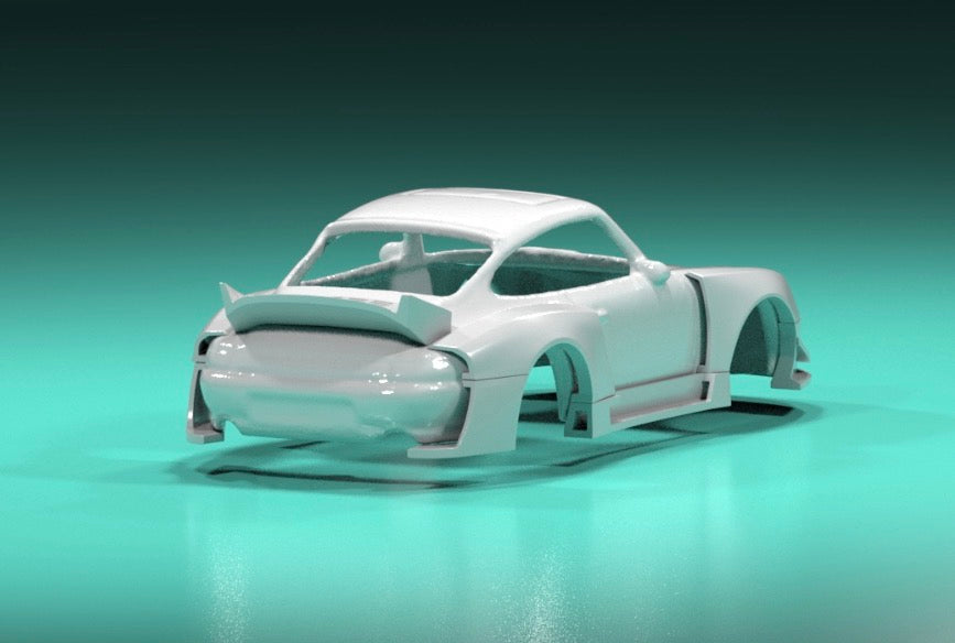 Body kit for hot wheels 96 Porsche carrera hyper street style