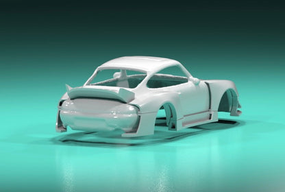 Body kit for hot wheels 96 Porsche carrera hyper street style