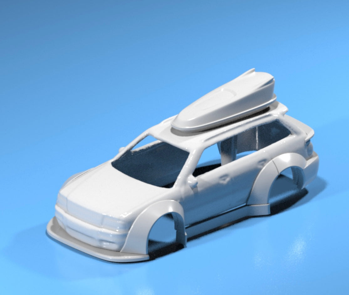 body kit for Hot Wheels Audi RS2 RWB style