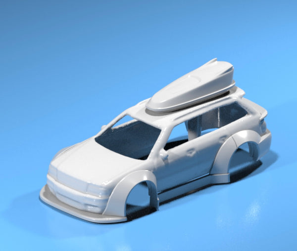 body kit for Hot Wheels Audi RS2 RWB style