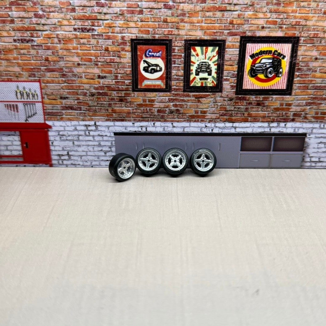 Chrome casting work equip for hot wheels and match box