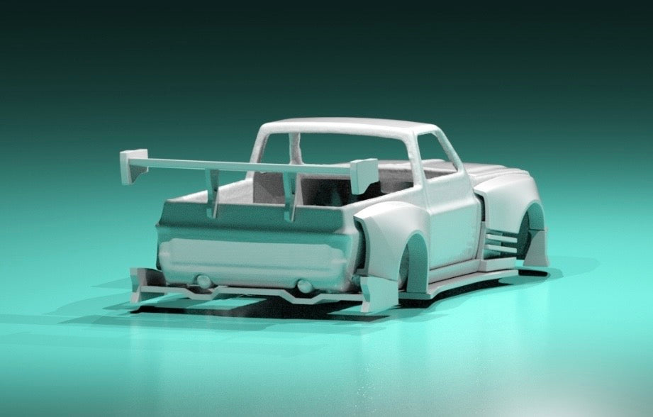 Body kit for hot wheels 83 Chevy Silverado
