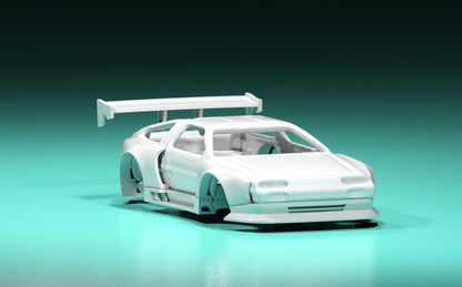 Body kit for hot wheels DMC Delorean