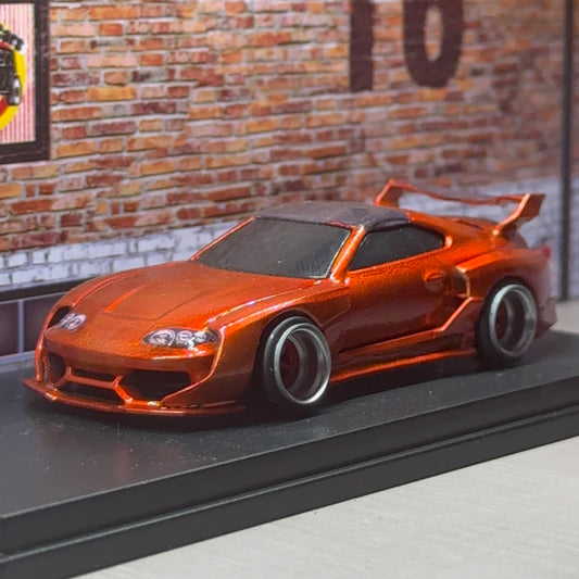 Fully custom 1:64 hot wheels Toyota Supra