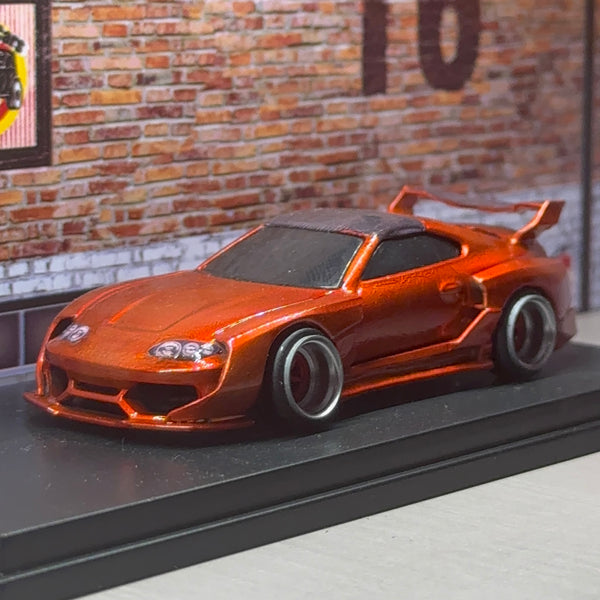 Fully custom 1:64 hot wheels Toyota Supra