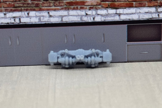 Rear twin turbo back bumper for hot wheels Lamborghini hurican