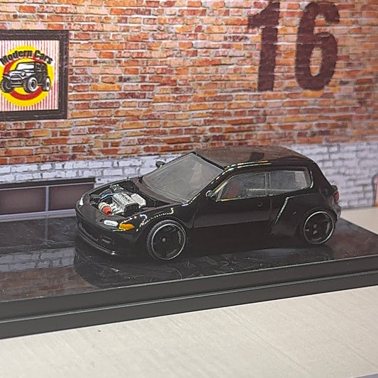 Fully custom 1:64 hot wheels Honda civic eg