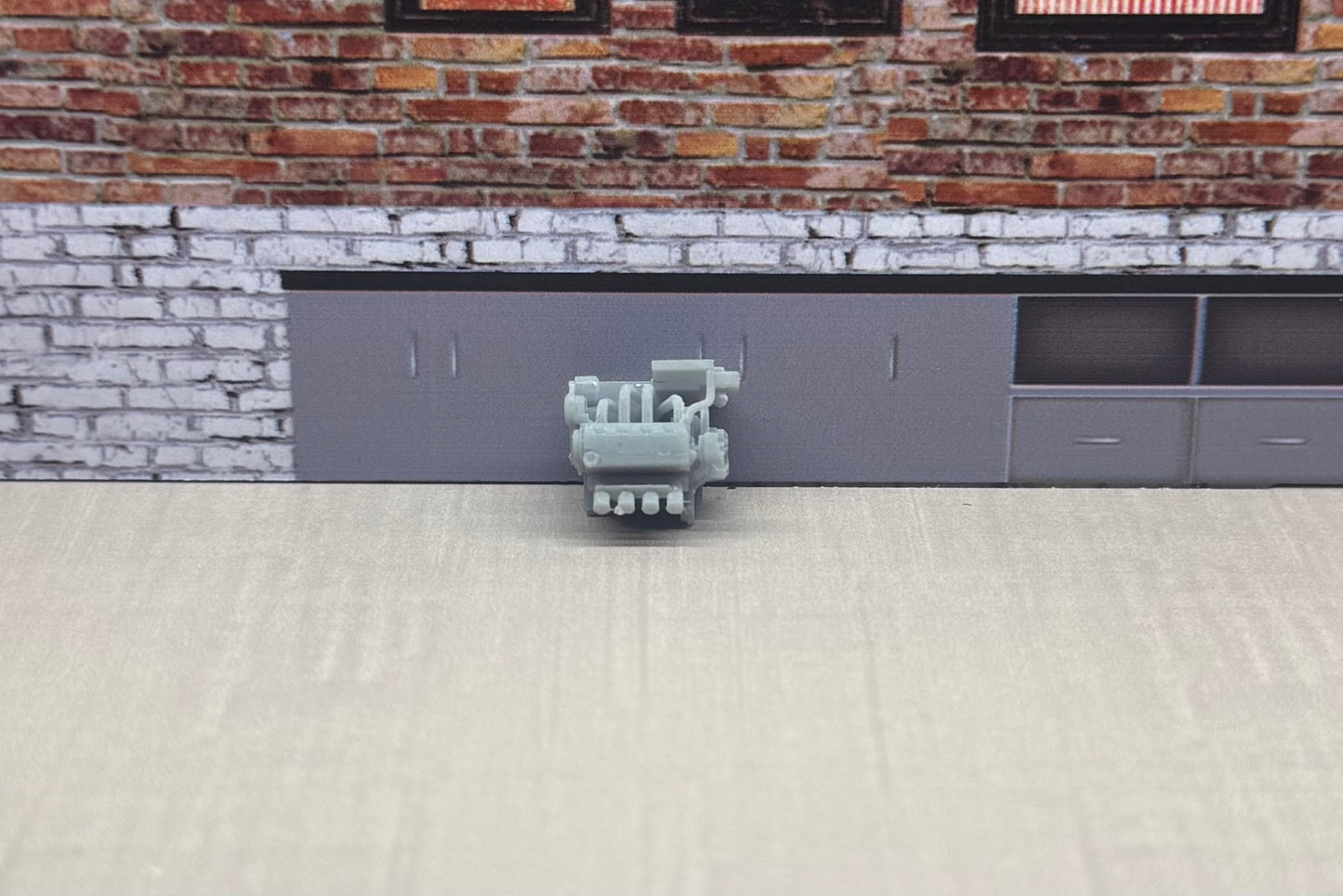 1:64 D16 engine for hot wheels and match box