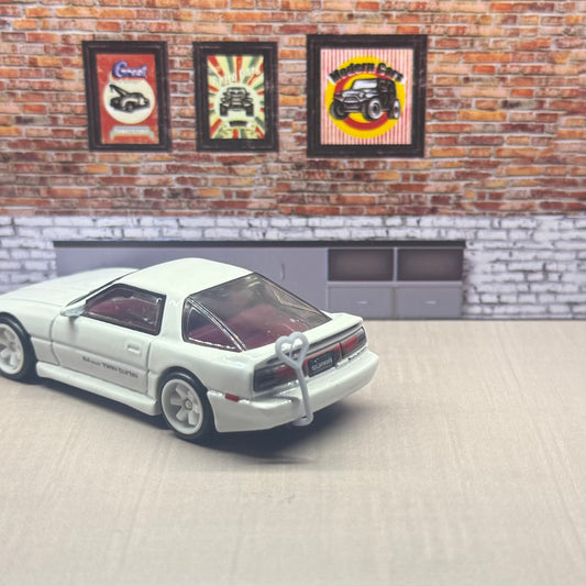 Heart shaped exhaust pipe for hot wheels and match box