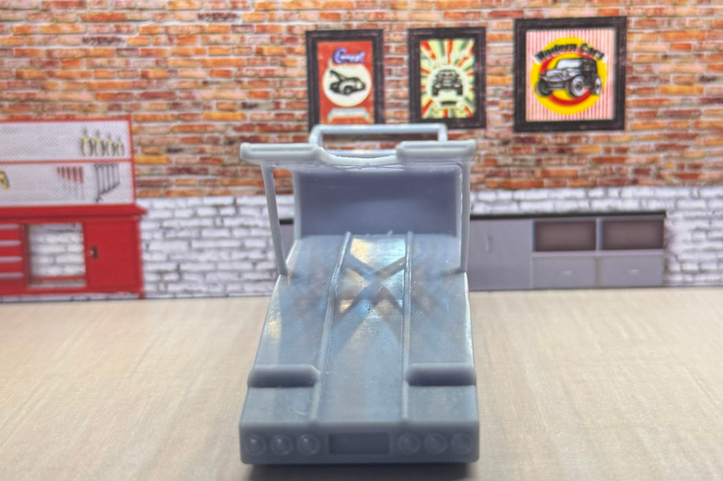 Double ramp trailer for hot wheels VW T2