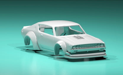 Body kit for hot wheels Nissan 2000GTR