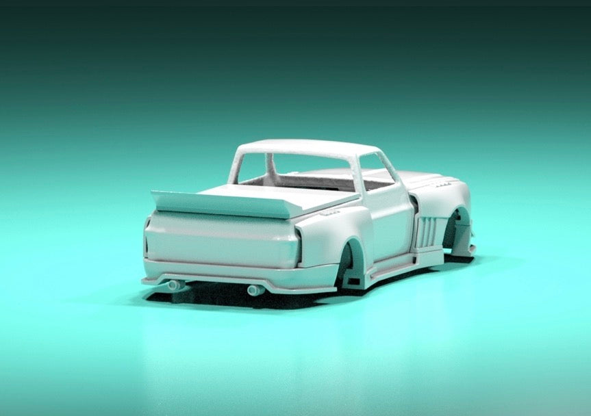 Street legends Body kit for hot wheels 83 Chevy Silverado