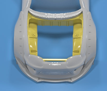 engine bay for Hot Wheels Supra Mk4