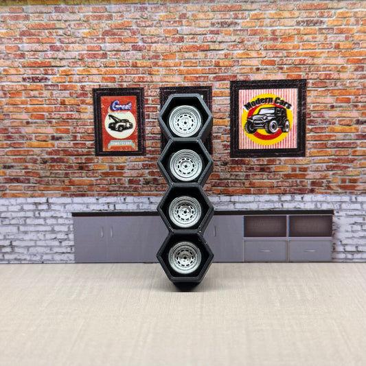 1:64 chrome rims for hot wheels And match box