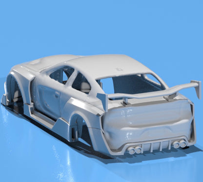 Body kit for hot wheels 15 dodge charger srt