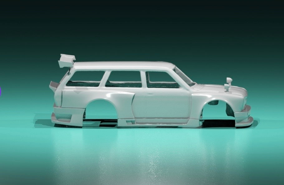 Body kit for hot wheels Datsun 510 estate