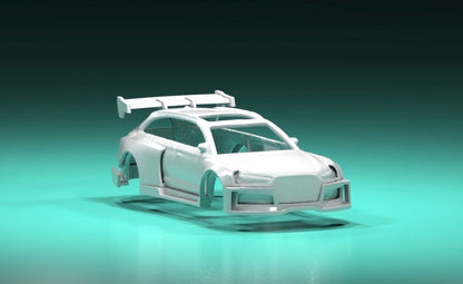 Shadow line Body kit for hot wheels Audi RS6 advant