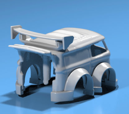 body kit for Hot Wheels Kool Kombi RWB style