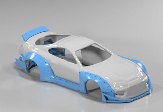 body kit for Hot Wheels Toyota Supra rocket bunny style
