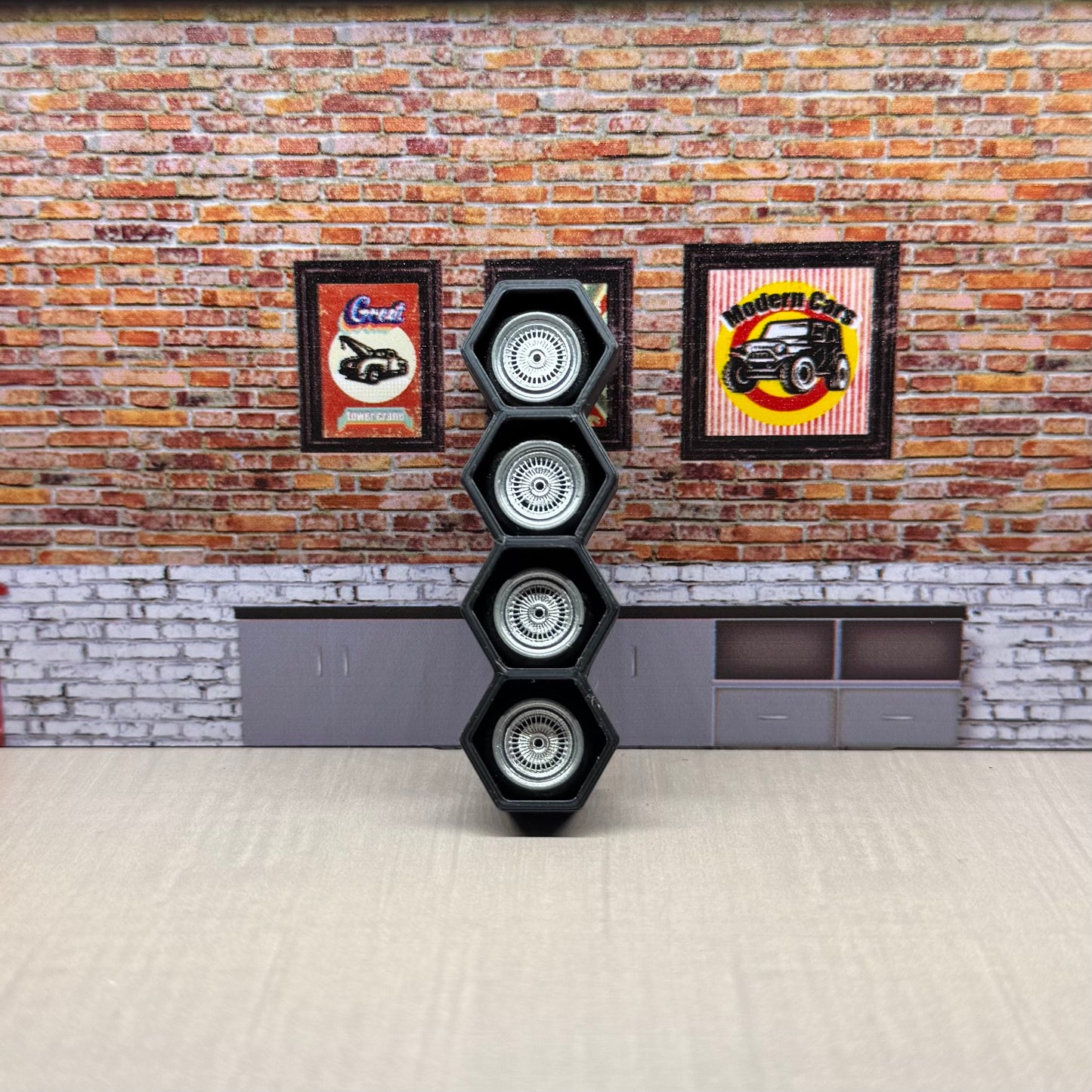 1:64 chrome rims for hot wheels and match box