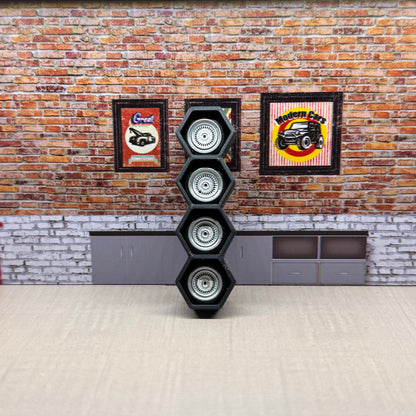 1:64 chrome rims for hot wheels and match box