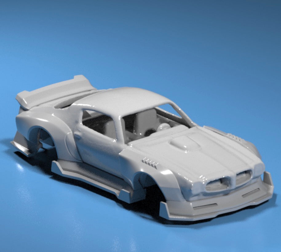 Body kit for hot wheels 73 Pontiac fire bird