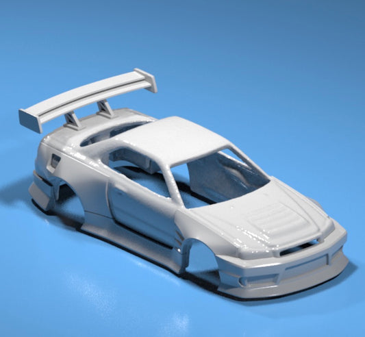Plug and play body kit for hot wheels Nissan skyline R34