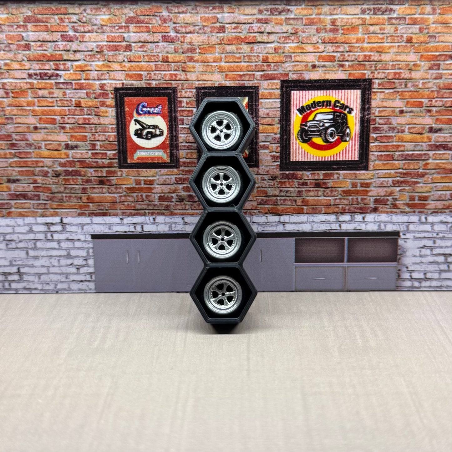 1:64 chrome rims for hot wheels and match box