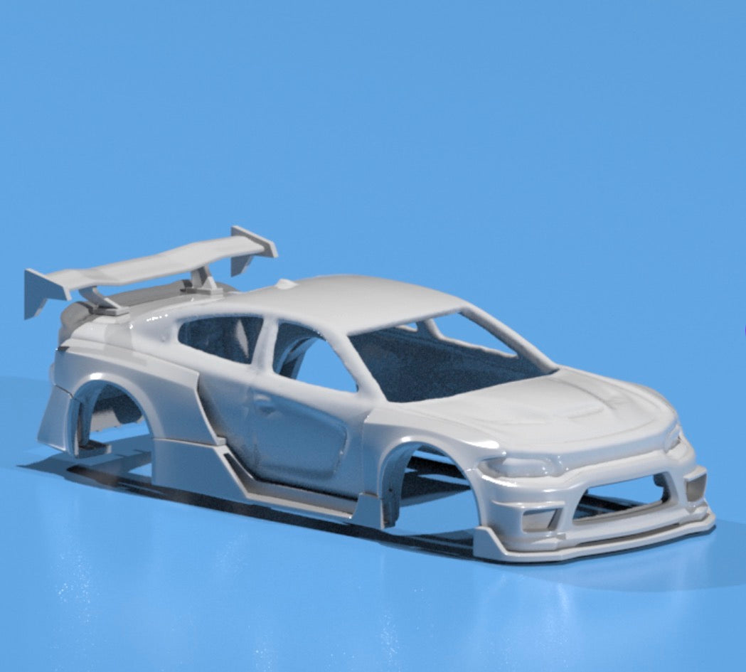 Body kit for hot wheels 15 dodge charger srt