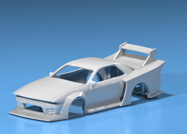 body kit for Hot Wheels Nissan GTR R32 LBWK style