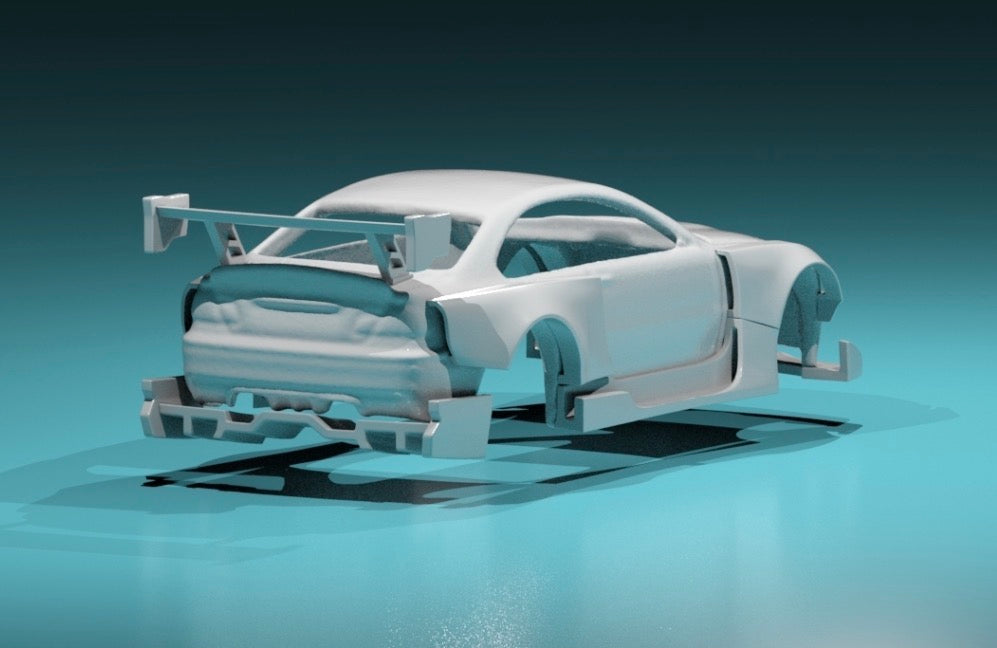 Body kit for hot wheels bmw e46