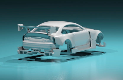 Body kit for hot wheels bmw e46