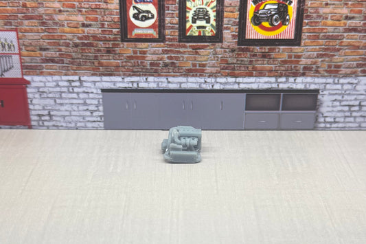 1:64 B18 turbo engine for hot wheels and match box