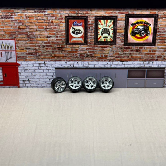 Chrome casting rotiform oxr for hot wheels and match box