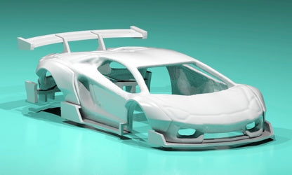 Body kit for hot wheels Lamborghini adventador hyper dynamic body kit