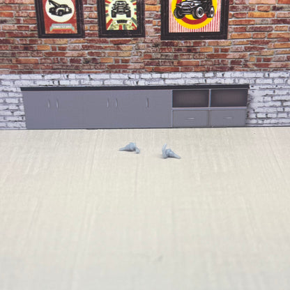 2 bonnet mount turbos for hot wheels and match box