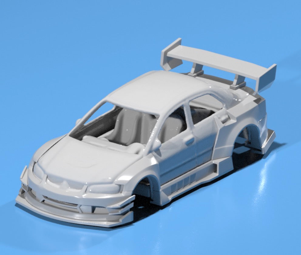 Body kit for hot wheels evo IX