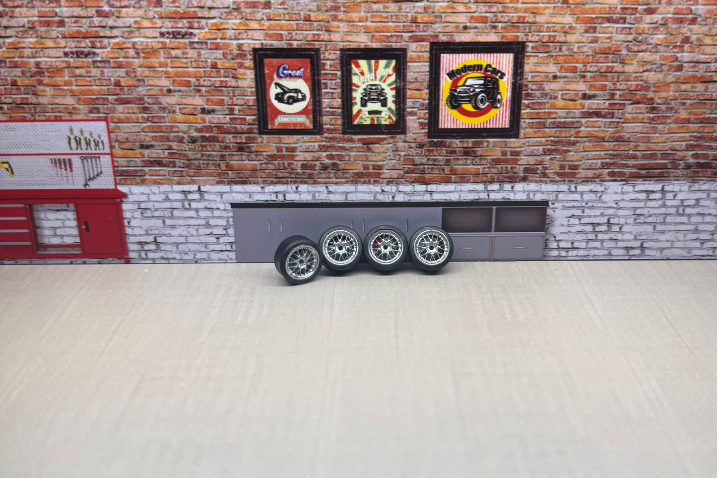 1:64 chrome rims for hot wheels and match box