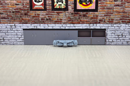 Rear twin turbo back bumper for hot wheels Lamborghini hurican