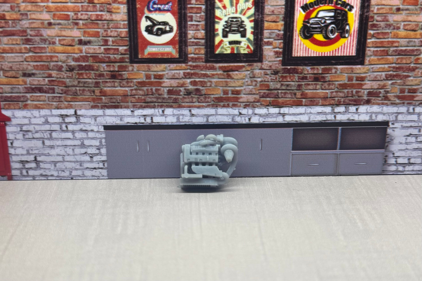 1:64 K20 engine for hot wheels and match box