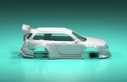 Aero track body kit for hot wheels Audi RS2