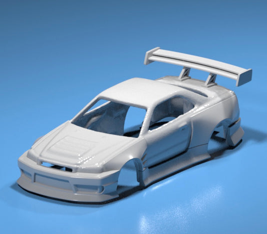 Plug and play body kit for hot wheels Nissan skyline R34