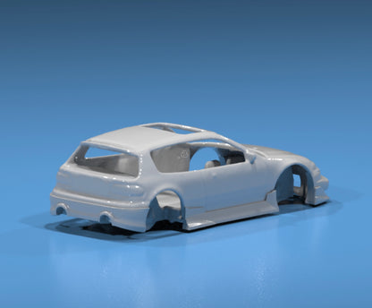 body kit for Hot wheels Honda Civic EG veil side style