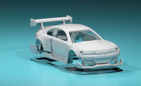 Body kit for hot wheels bmw e46