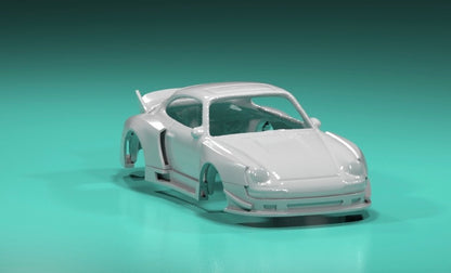 Body kit for hot wheels 96 Porsche carrera hyper street style
